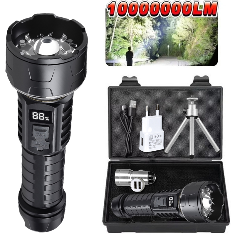 Outdoor Adventure Trips - Lanterna led cob recarregável, 7 núcleos,