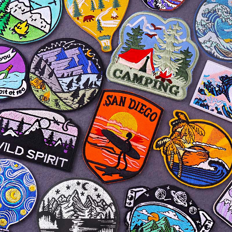 Outdoor Adventure And Travel Show - Remendos da deserto em roupas remendo