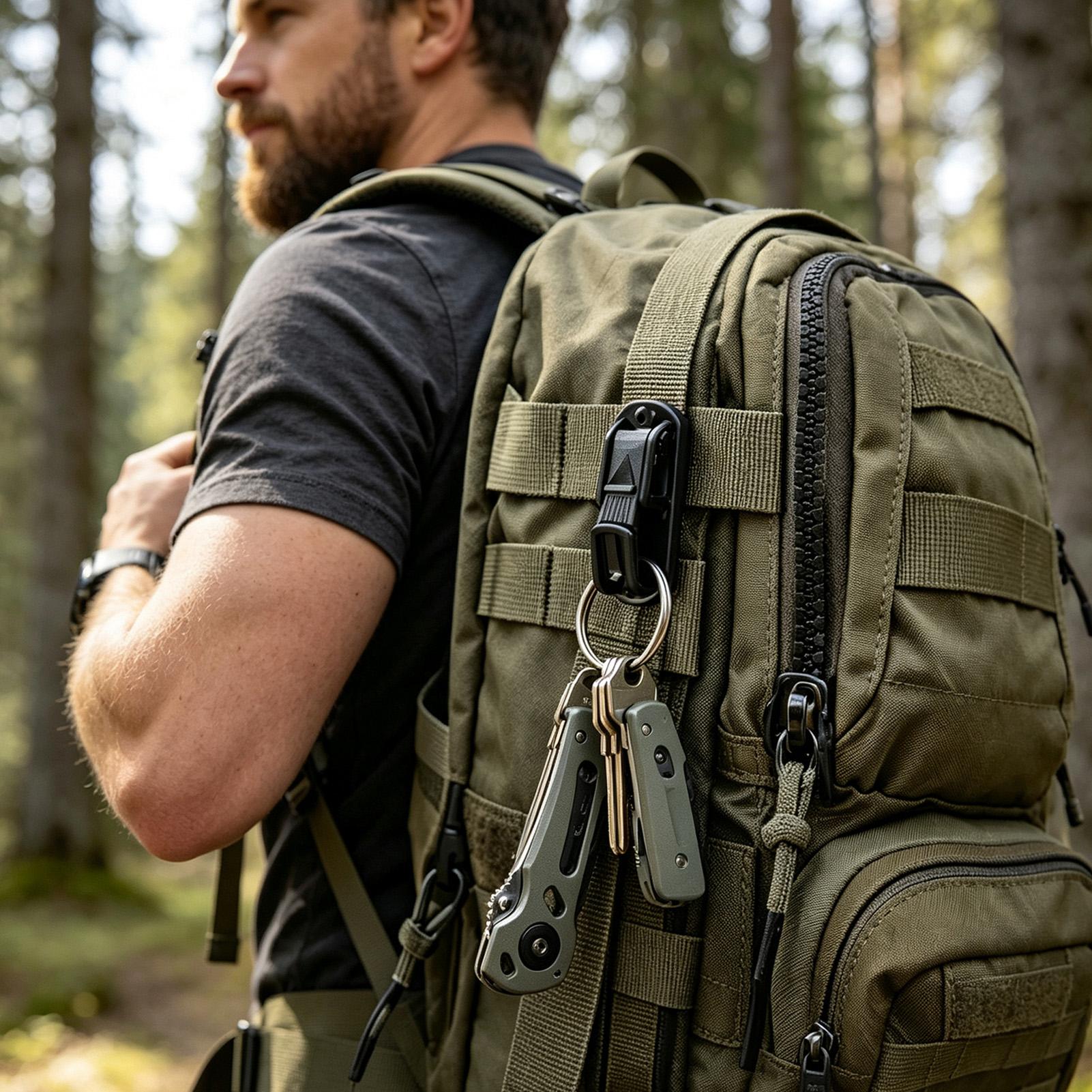 1 unidade de prendedor de cint - Outdoor Adventure Backpack avaliação e preço