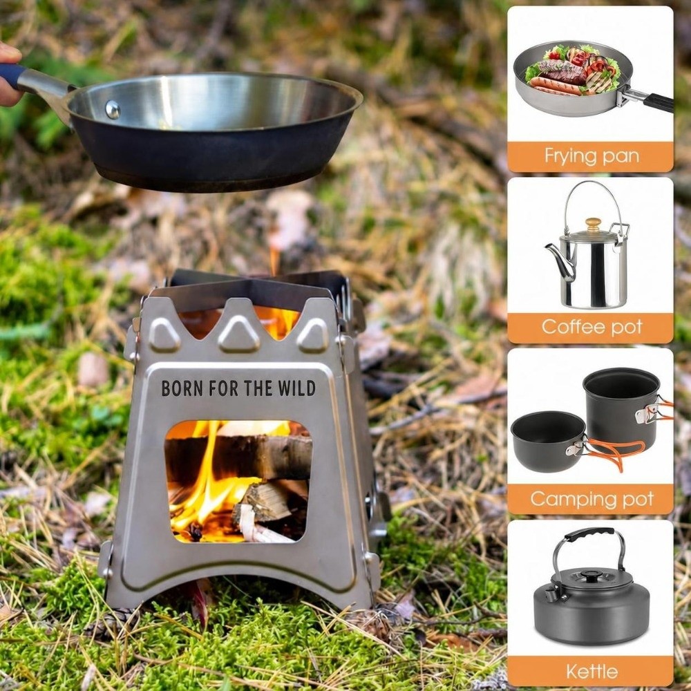 Fogão de Camping Leve e Prátic - Outdoor Adventure Backpack avaliação e preço