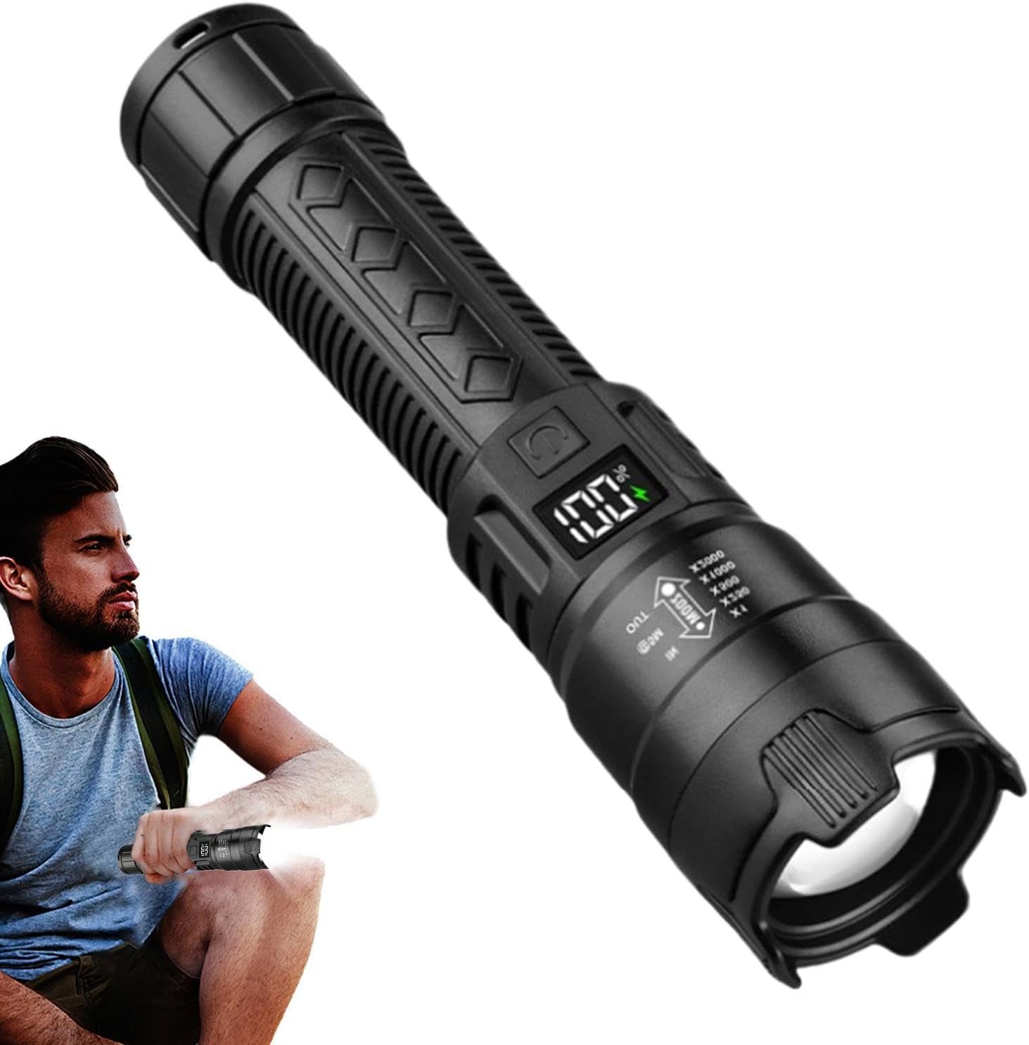 Lanterna tática led 2000lm, re - Outdoor Adventure Trips avaliação e preço